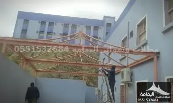 مظلات هرمية - شبوك ملاعب في القطيف مظلات هرمية - شبوك ملاعب في القطيف