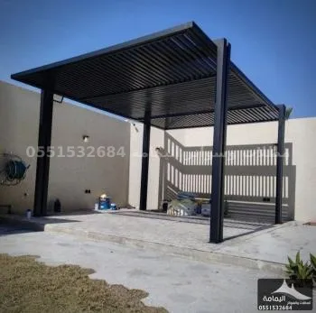 برجولات جلسات خارجية - مظلات حدائق في الرياض برجولات جلسات خارجية - مظلات حدائق في الرياض